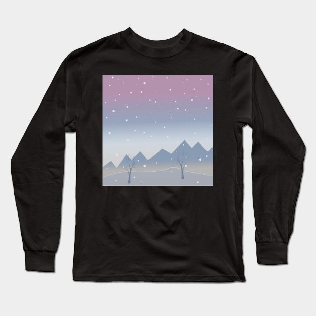 Winter Long Sleeve T-Shirt by Creative Meadows